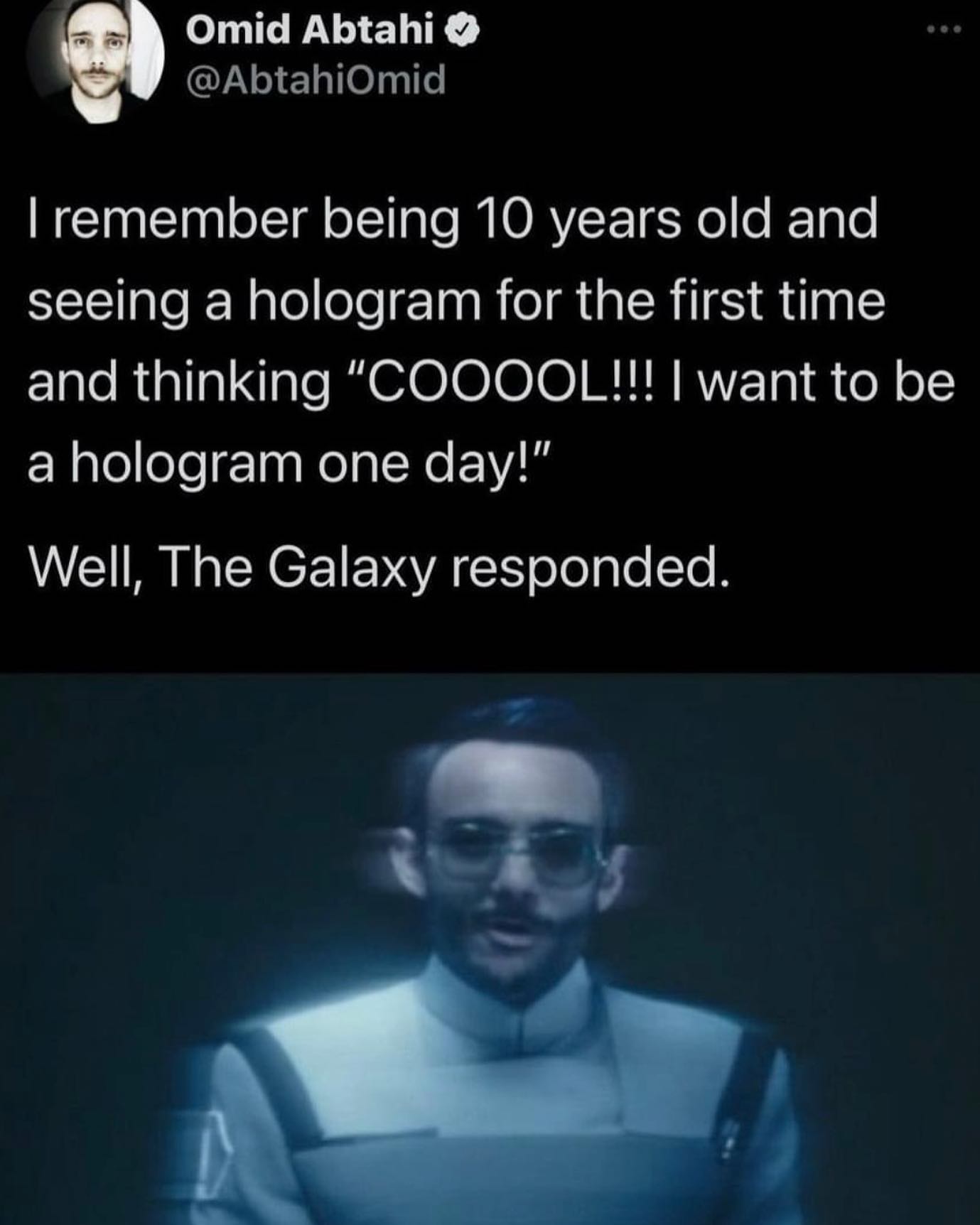 The meme is a photo of a character from the movie "Star Wars" (specifically, a young Anakin Skywalker) with a caption that says: "I remember being 10 and seeing Star Wars for the first time. I remember being 10 and seeing Star Wars for the first time. I remember being 10 and seeing Star Wars for the first time... I remember being 10 and seeing Star Wars for the first time." The text is followed by a quote from the movie: "I remember being 10 and seeing Star Wars for the first time. I remember being 10 and seeing Star Wars for the first time. I remember being 10 and seeing Star Wars for the first time... I remember being 10 and seeing Star Wars for the first time."